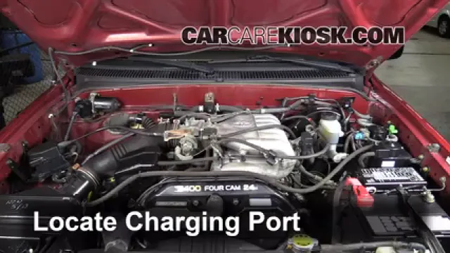 2001 Toyota Tacoma DLX 3.4L V6 Extended Cab Pickup Air Conditioner Recharge Freon